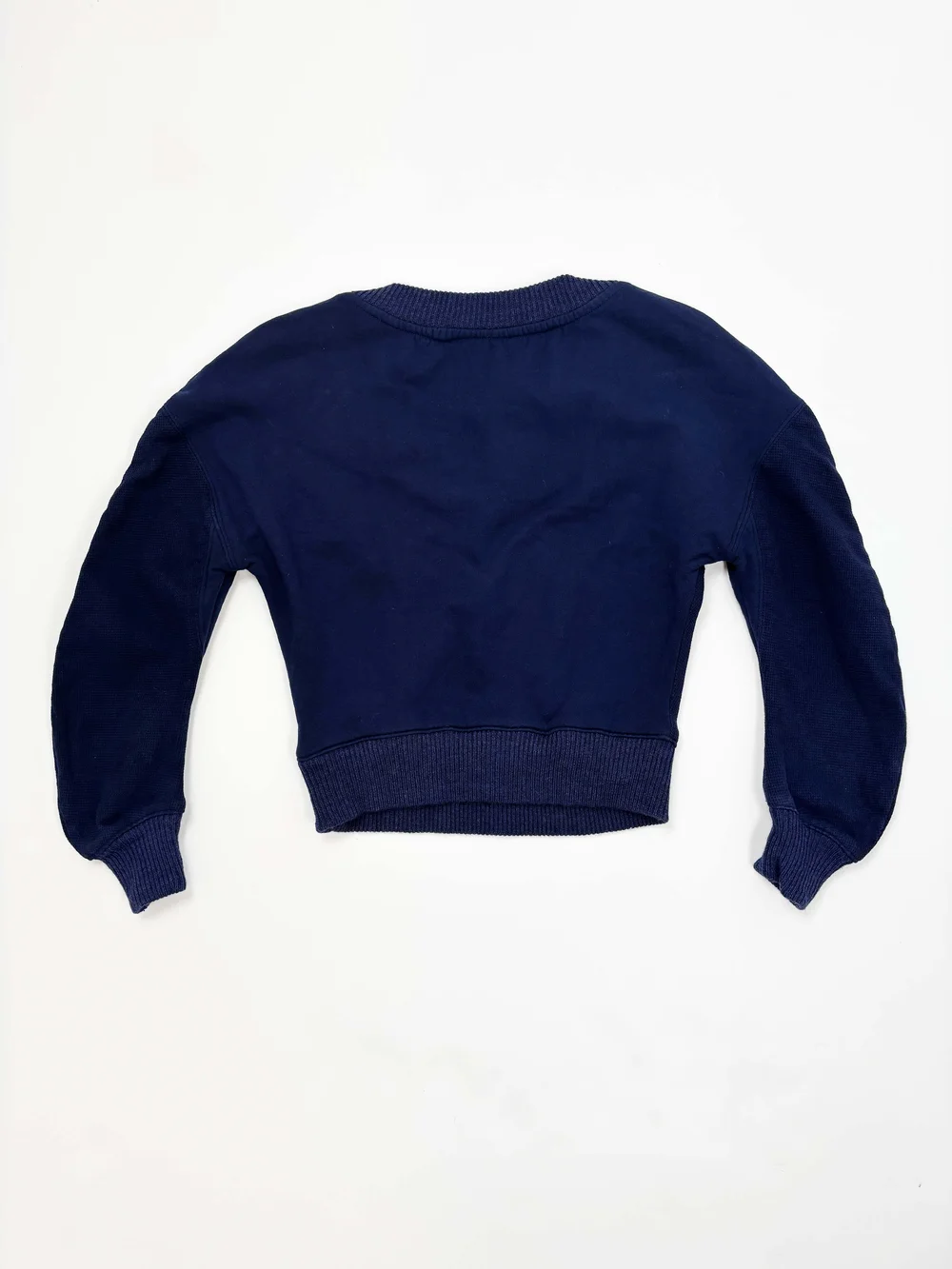 Balenciaga F/W 2003 navy cropped sweater — JAMES VELORIA